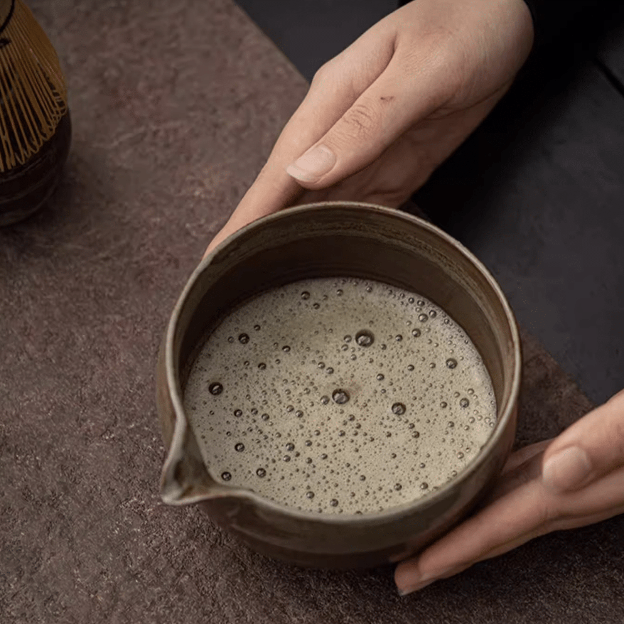 Ash White Matcha Set - Orient Cup