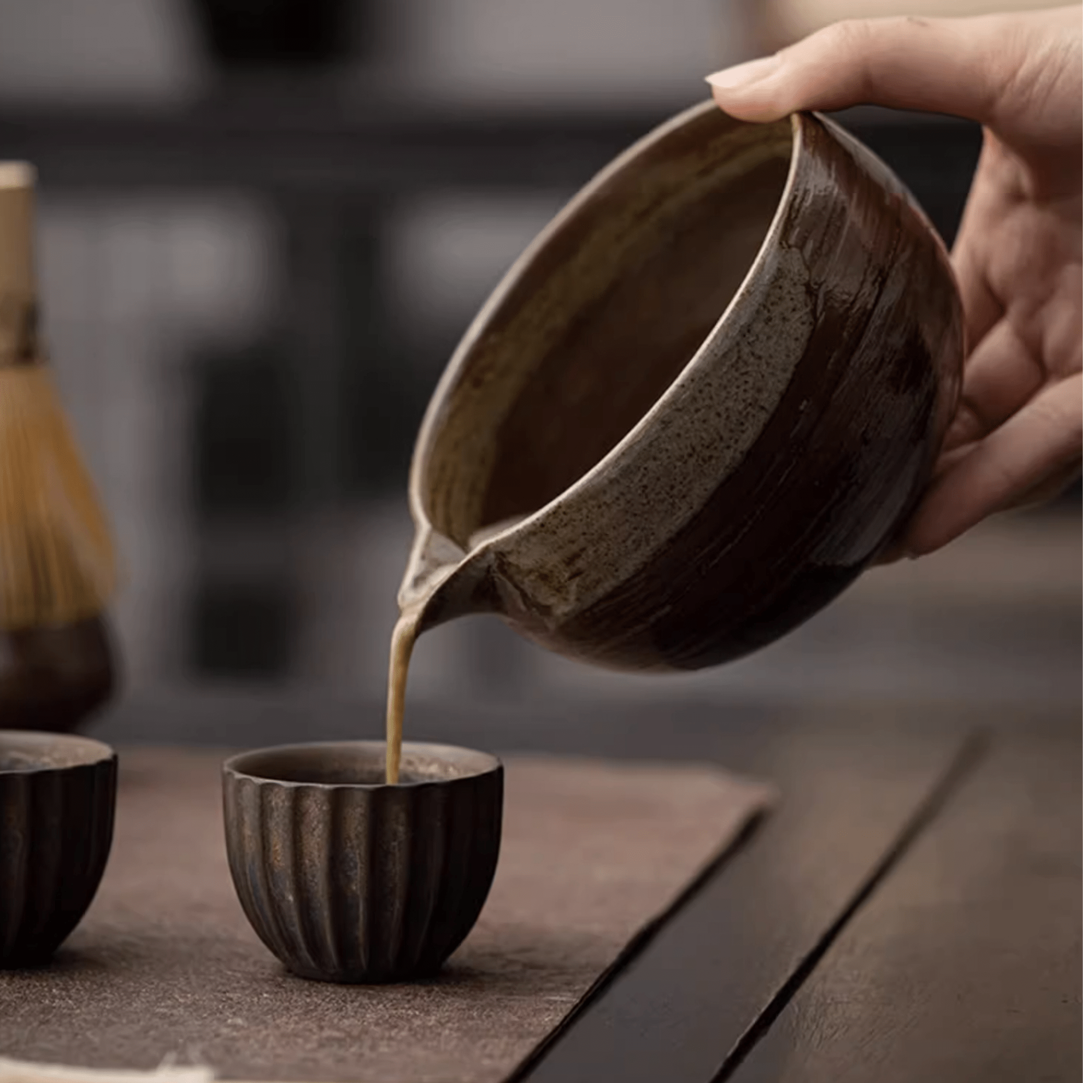 Ash White Matcha Set - Orient Cup