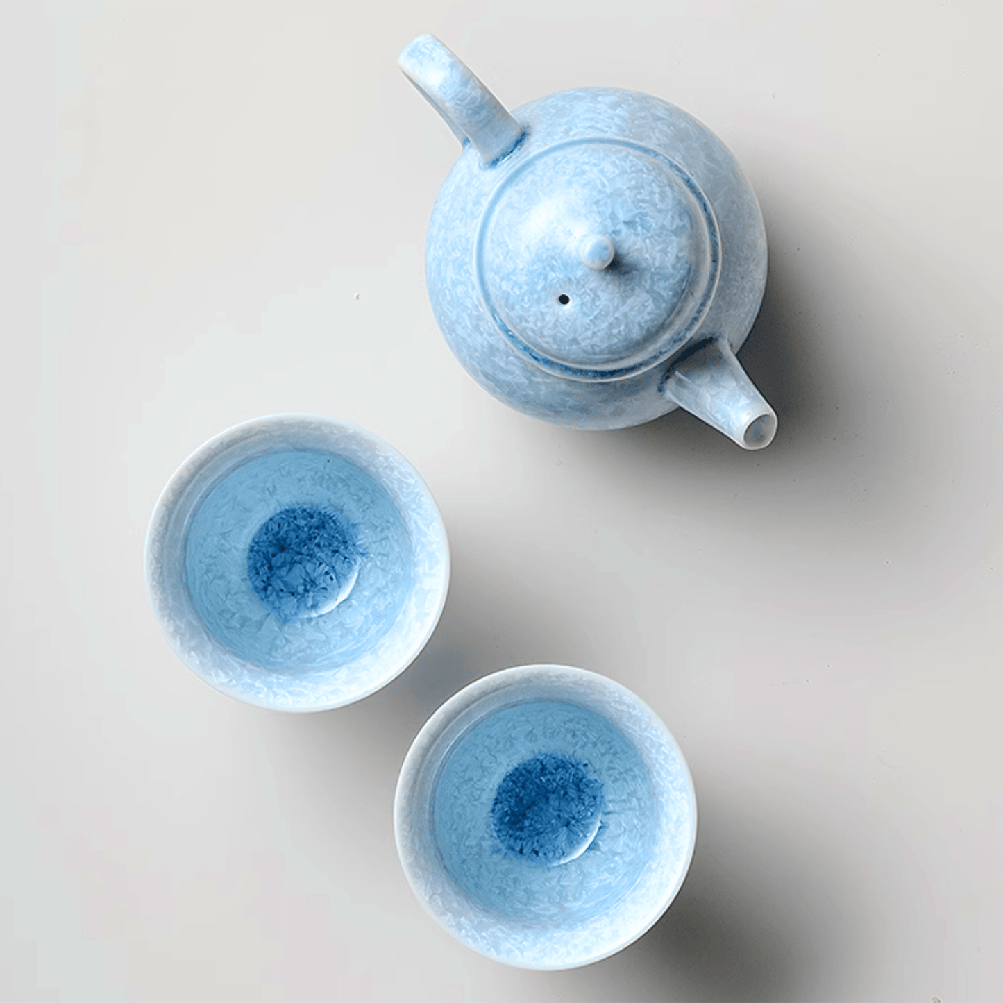 Blue Ice Cracks Set - Orient Cup