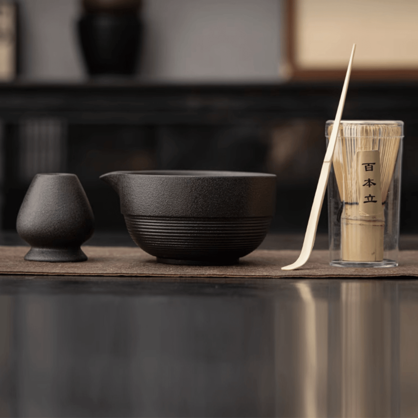 Matte Black Matcha Set - Orient Cup