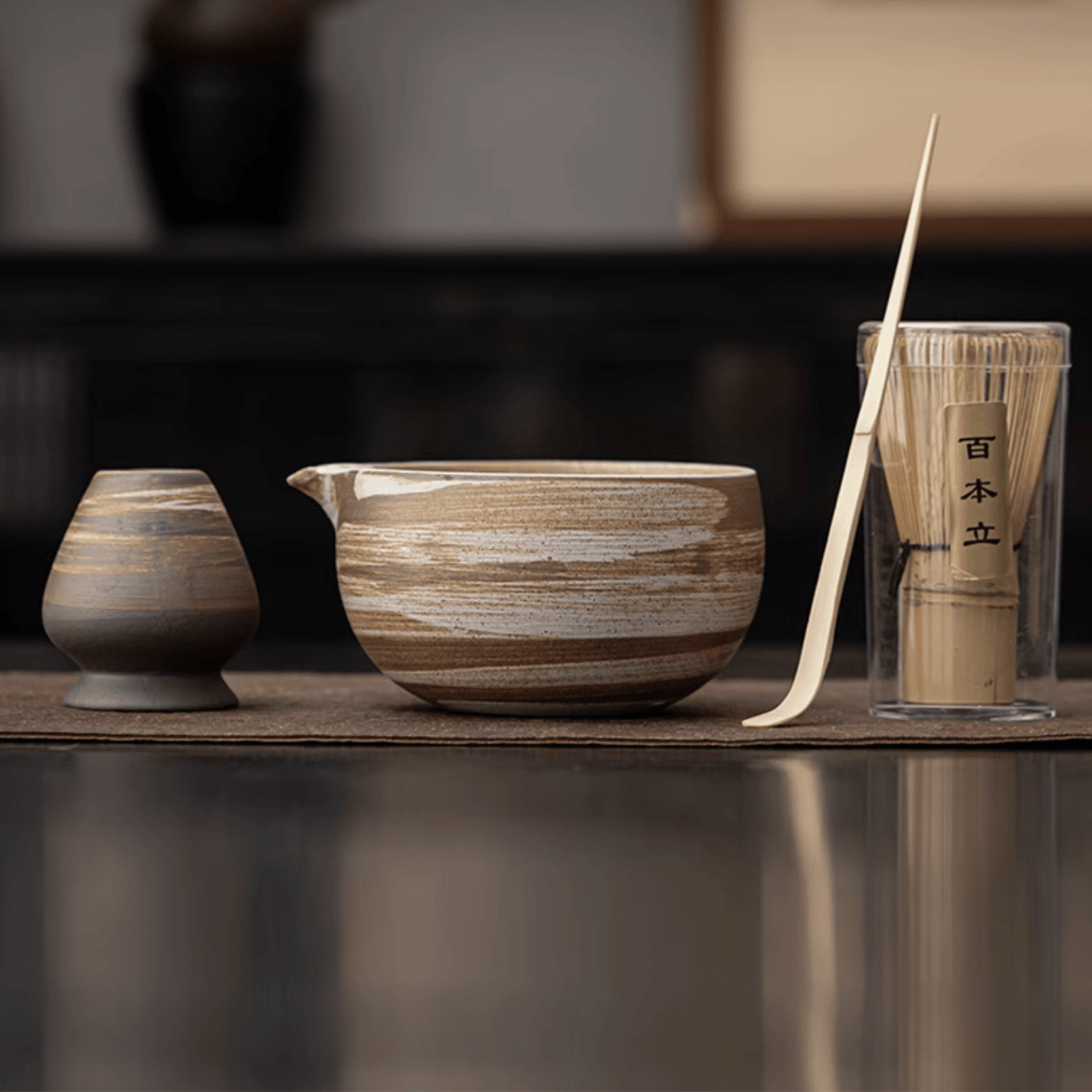 Mist White Matcha Set - Orient Cup