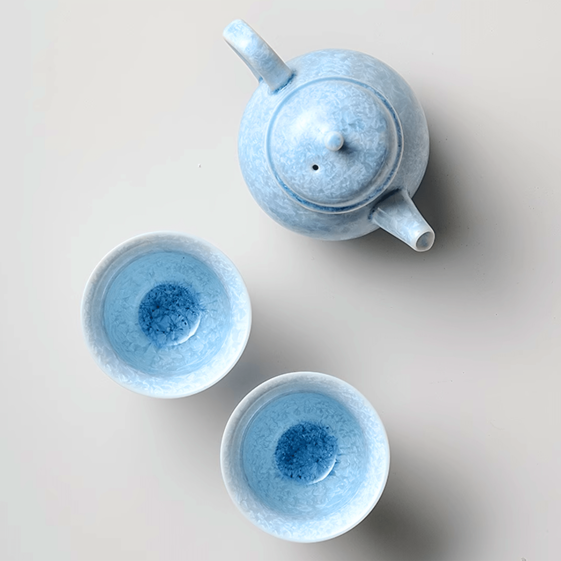 Blue Ice Cracks Set - Orient Cup