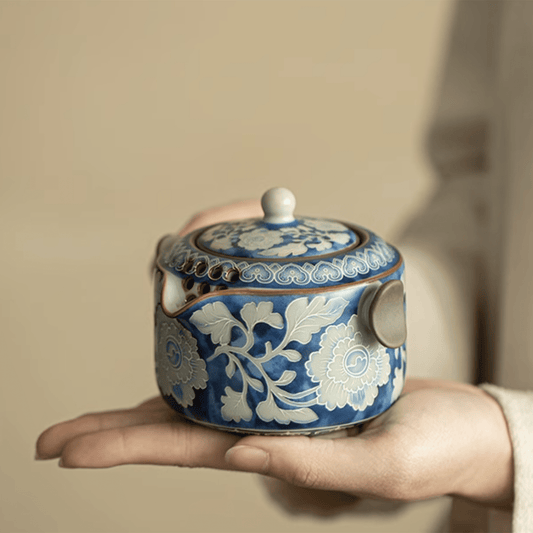 Blue & White Twin - Handled - Orient Cup