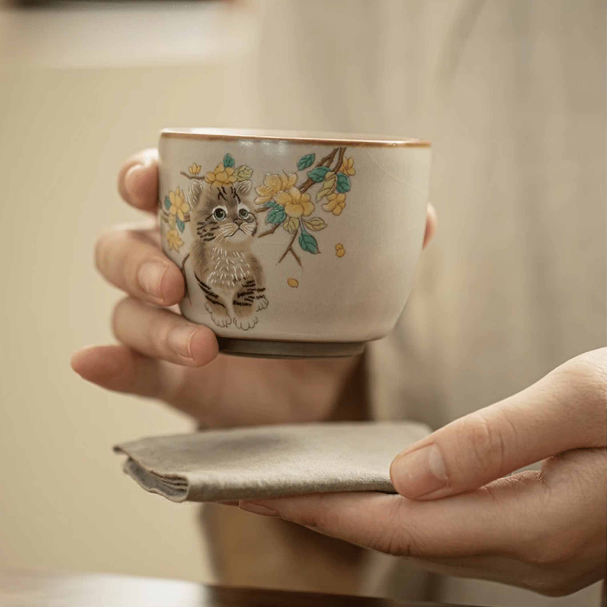 Cat Straight Cup - Orient Cup