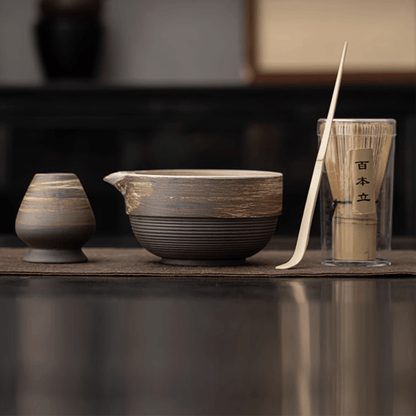 Mist Brown Matcha Set - Orient Cup