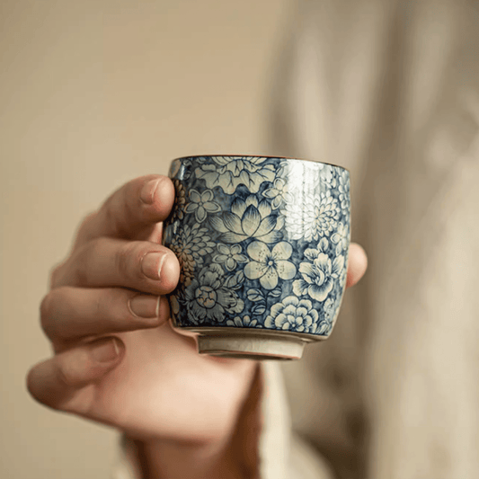 Painted Flowers Cup - Orient Cup
