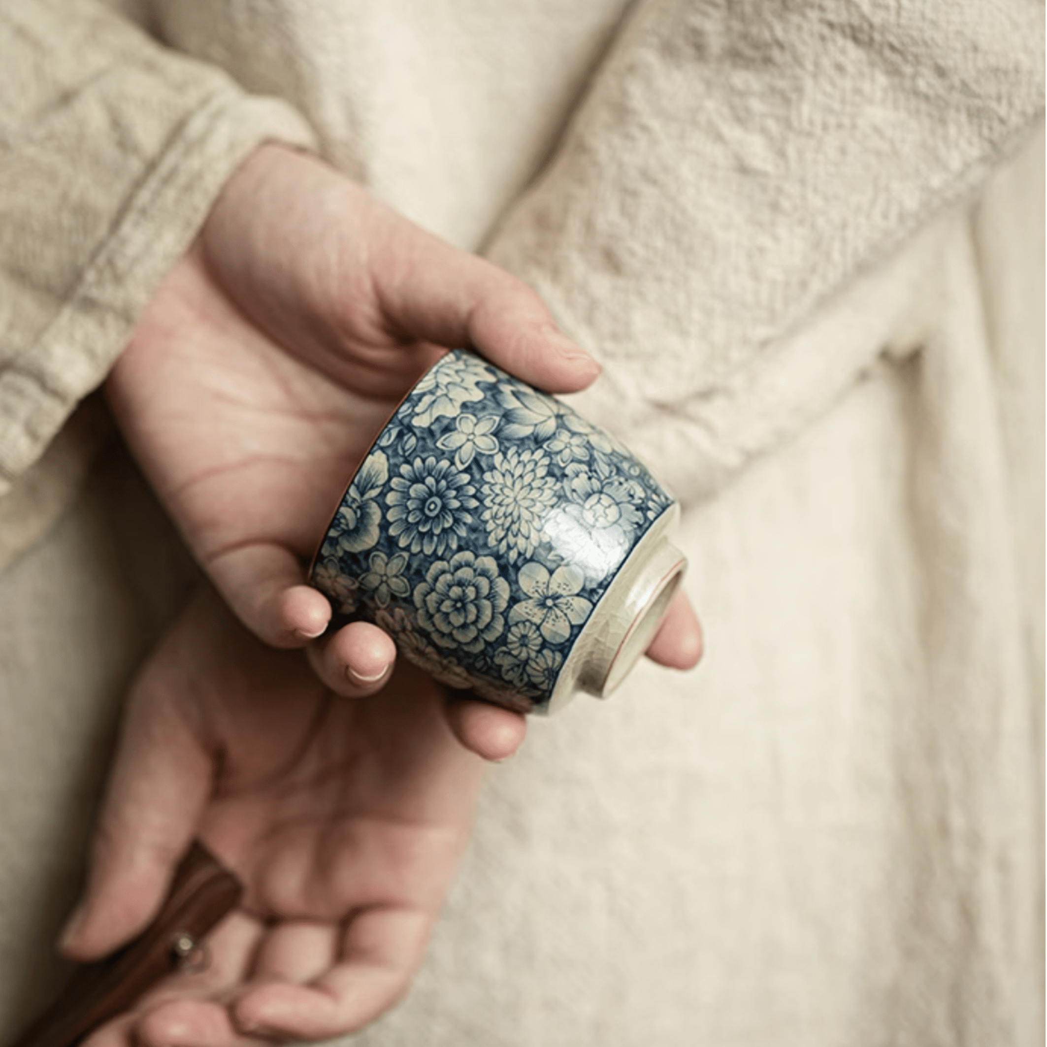 Painted Flowers Cup - Orient Cup