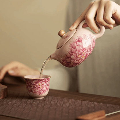 Pink Flowers - Orient Cup