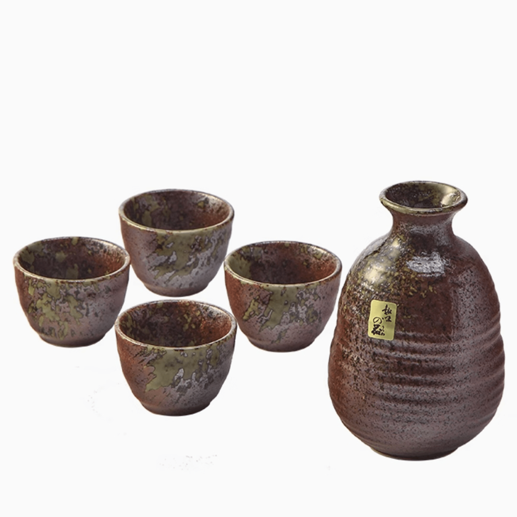 Red Gold Sake Set - Orient Cup
