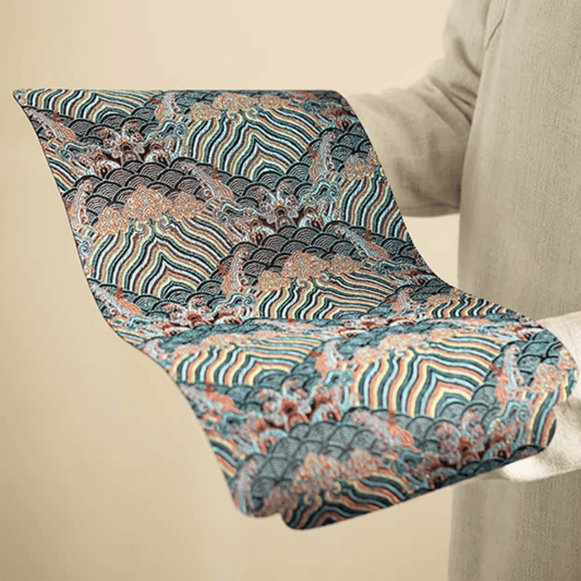Wave - Embroidered Tea Coaster - Orient Cup